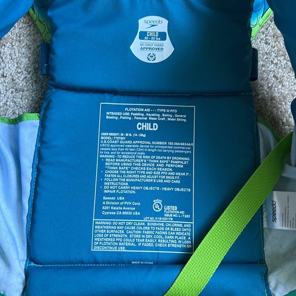 Speedo Kids Vest Float Aid - Picture 5 of 7